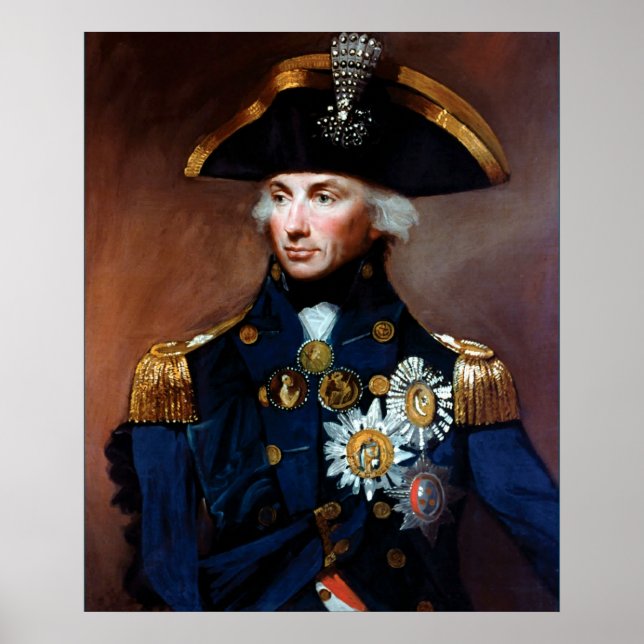 Konteramiral ~ Herr Horatio Nelson Poster (Framsidan)
