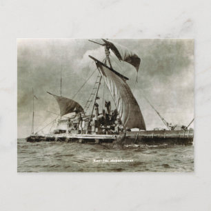 Kontiki Expedition, Thor Heyerdahl, 1947 Vykort