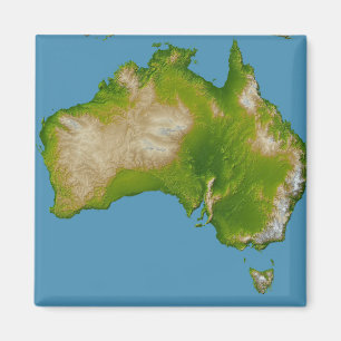 Kontinent av Australien Magnet