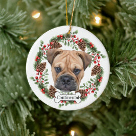 Kontinental bulldog Personlig Pet Ornament