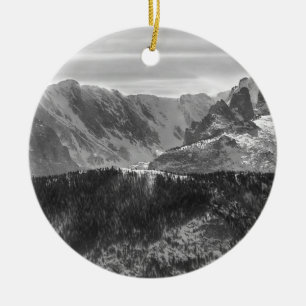 Kontinental Dividerocky mountainsnationalpark Julgransprydnad Keramik