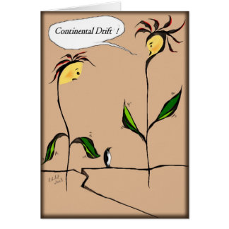 Kontinental driva hälsningskort