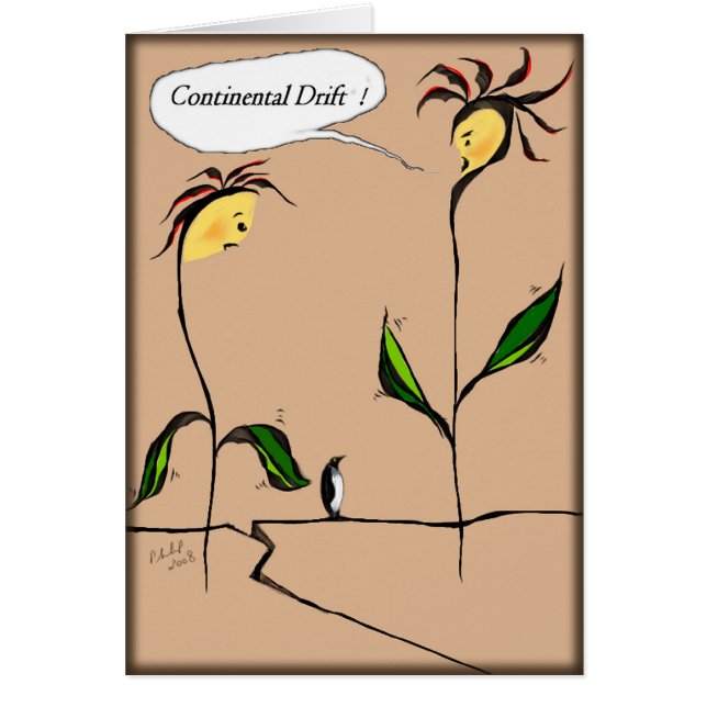 Kontinental driva hälsningskort (Framsidan)