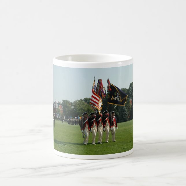 Kontinental färgvakt av den gammala vakten kaffemugg (Center)