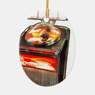 Kontinental Jukebox 2 för AMI Julgransprydnad Keramik
