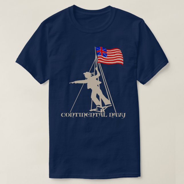 KONTINENTAL NAVY T SHIRT (Design framsida)