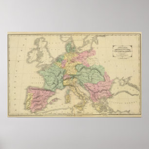 Kontinentala Europa Poster