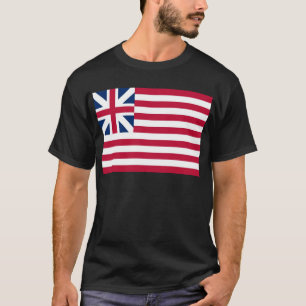 Kontinentala färger för storslagen facklig flagg tee shirt