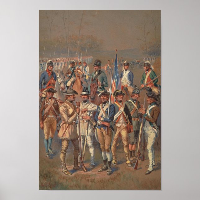 Kontinentalarmén Poster (Framsidan)