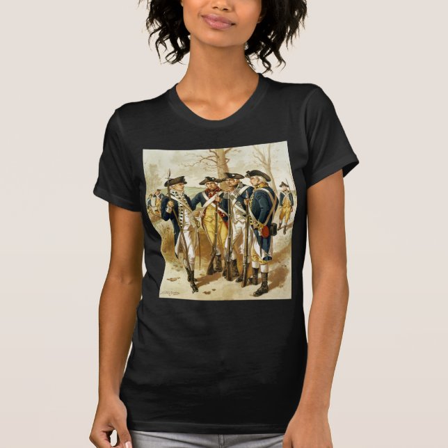 Kontinentalt infanteri tee shirt (Framsida)