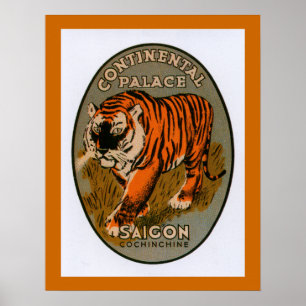 Kontinentalt slotthotell Saigon Poster