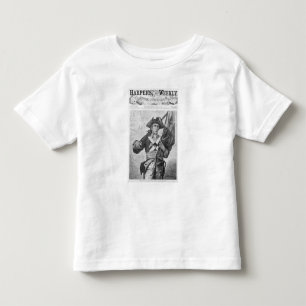 Kontinentalt soldatinnehav en musketflagga tee