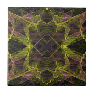Kontinuerlig matchning av Mönster Fractal Ceramic Kakelplatta