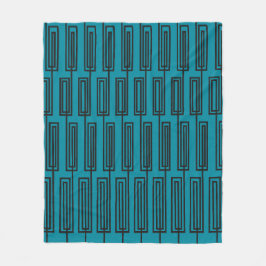 Kontinuerliga rektanglar fleecefilt