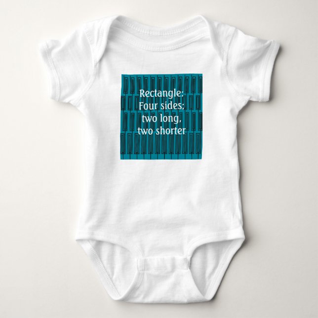 Kontinuerliga rektanglar t shirt (Framsida)