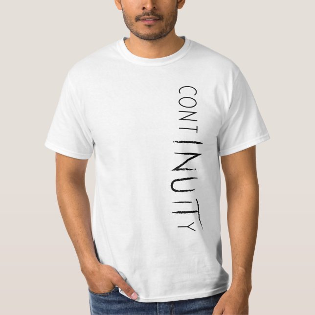 Kontinuitetsskjortalodrät Tee Shirt (Framsida)