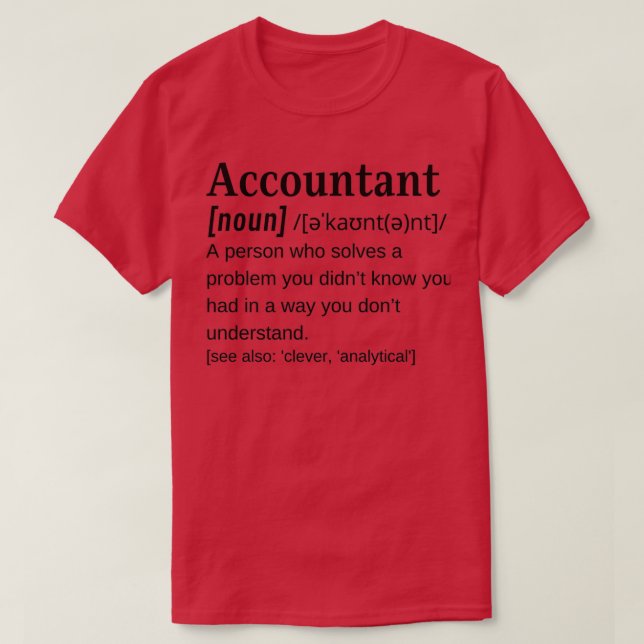 Konto för definition av nukleär lexikondefinition t shirt (Design framsida)
