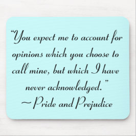 Konto för yttranden Jane Austen Quote Musmatta