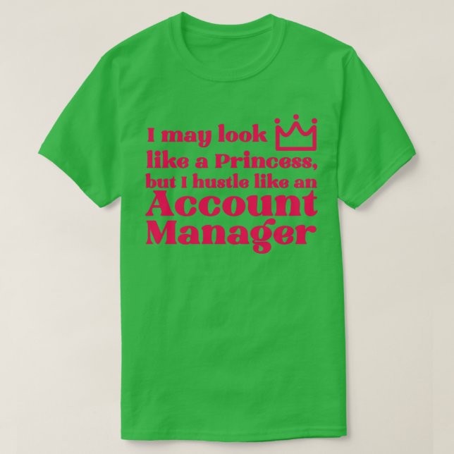 Kontoansvarig Princess1 T Shirt (Design framsida)
