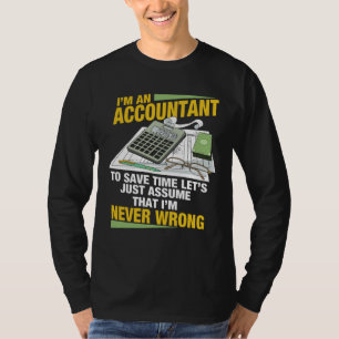 Kontofordringar i är en revisor t shirt