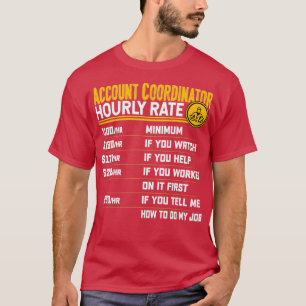 Kontokoordinator för timtaxering för konto - Supe T Shirt