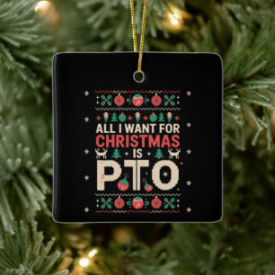 Kontor Fula jul PTO Arbetsfest Coworker Julgransprydnad Keramik