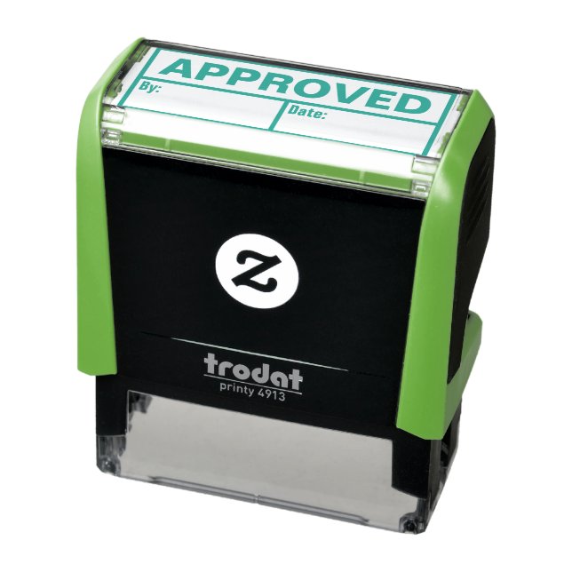 KONTOR GODKÄNT DATUMSTEMPEL SJÄLVFÄRGANDE STÄMPEL (Produkt)