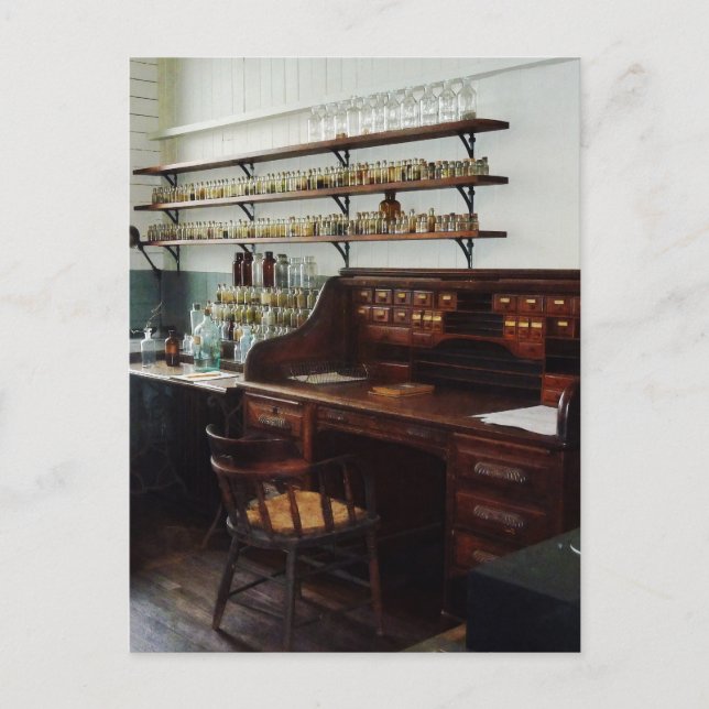 Kontor i kemilabb vykort (Framsida)