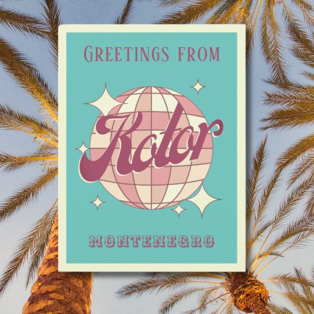 Kontor Montenegro-rekreationskort för rekreation V Vykort (Skapare uppladdad)
