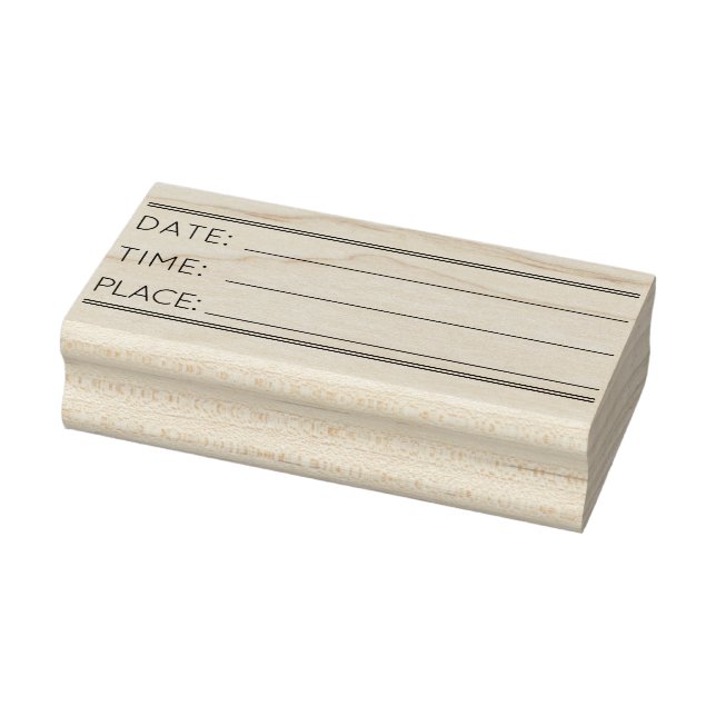 KONTOR TID DATUM PLATS SJÄLVFÄRGANDE STÄMPEL (Stämpel)