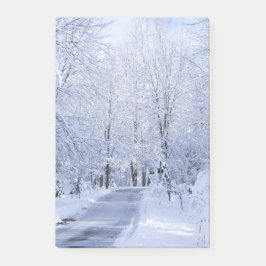 Kontoret noterar noterar vintersnööde öde post-it block