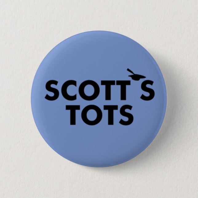 KONTORET: SCOTTS TOTS KNAPP (Framsida)
