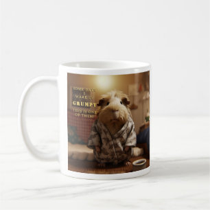 Kontors humor Guinea Gris Grumpy Coffee Kopp