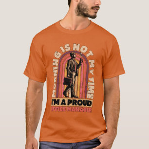 Kontorschef Morgon är inte min tid Kontorskompis f T Shirt