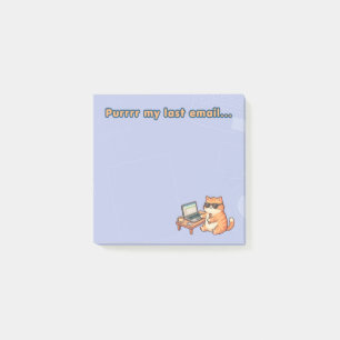 Kontorshumor Post-Its Per Min Senaste E-post Post-it Block