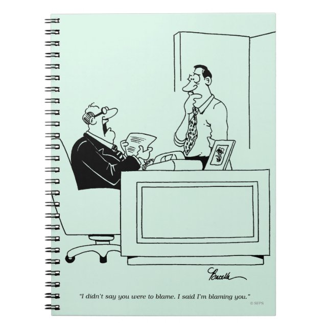 Kontorsklander Anteckningsbok Med Spiral (Framsidan)