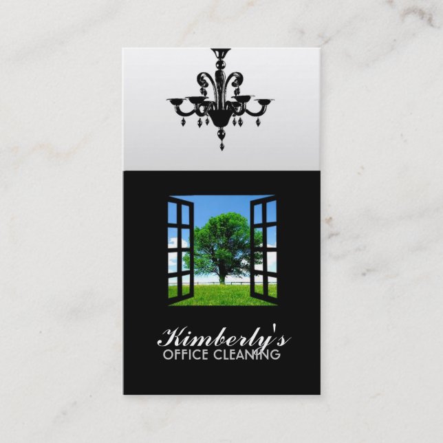 kontorslokalvårdvisitkortar visitkort (Framsida)