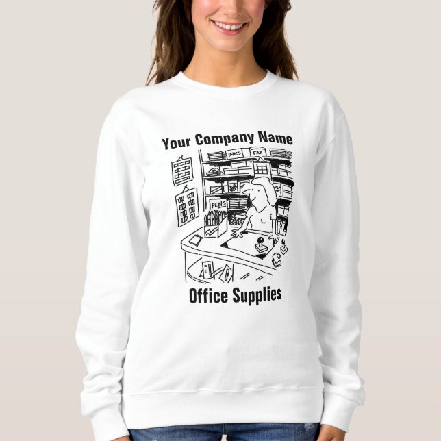 Kontorsmateriel T Shirt (Framsida)