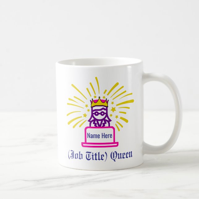 Kontorsmuggdrottning Kaffemugg (Höger)