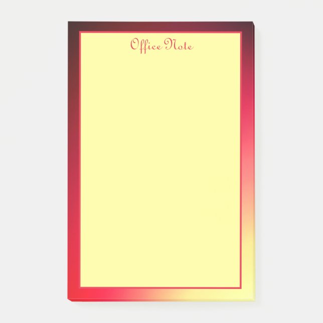 Kontorsnotis Post-it Block (Framsida)
