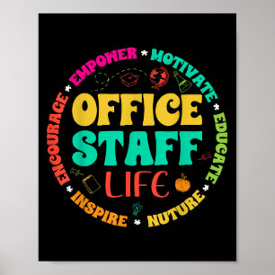 Kontorspersonal Liv - Front Office Squad School Se Poster