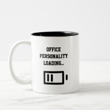 Kontorspersonlighet Laddar... Tvåtons kaffemugg