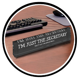 Kontorssekreterare Desk Plaque