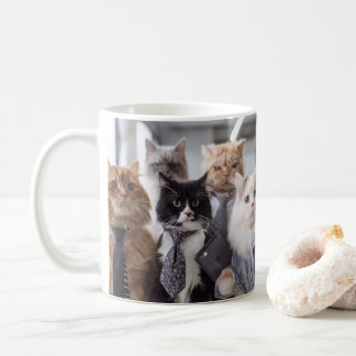 Kontorsstämning Katter – Roliga Affärskatter Kaffe Kaffemugg