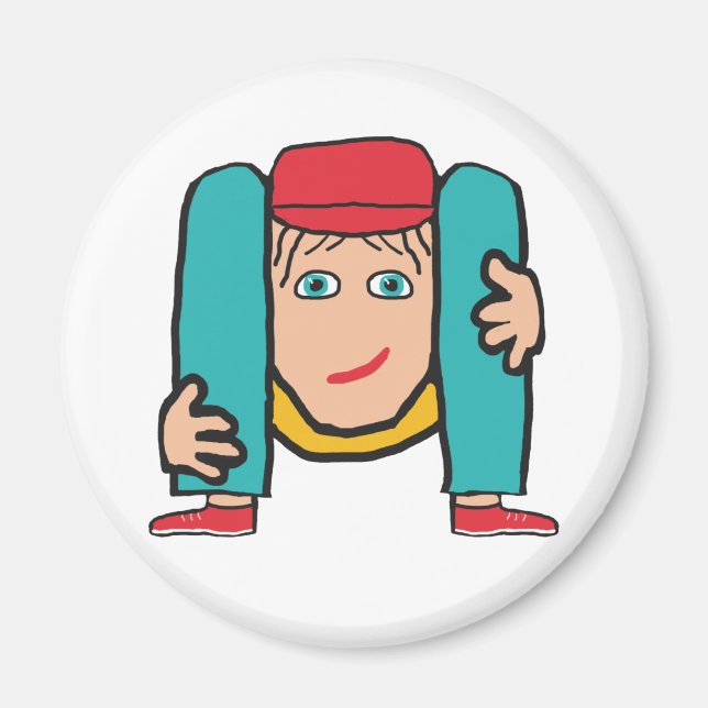 Kontortionist Magnet (Framsidan)