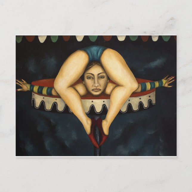 Kontortionisten Vykort (Framsida)