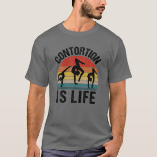 Kontortionistisk kontorsion är livsnödvändigt Retr T Shirt