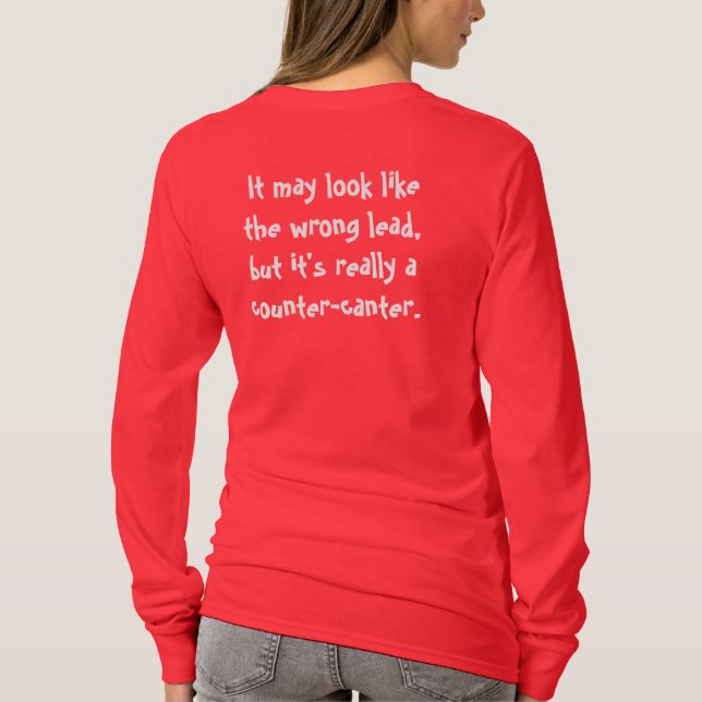 Kontra-Canter skjorta Tee Shirt (Baksida)