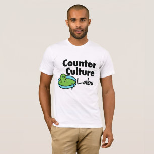 Kontra den grundläggande stora logotypen för tee shirt