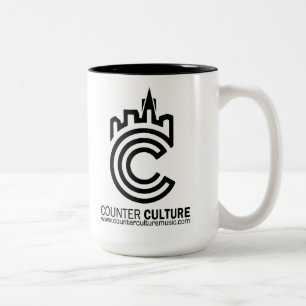 Kontra den underjordiska kaffemuggen för kultur Två-Tonad mugg